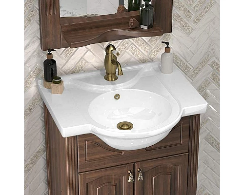 Заказать Тумба под раковину Opadiris Риспекто 55 00-00005752 Орех антикварный в магазине сантехники Santeh-Crystal.ru