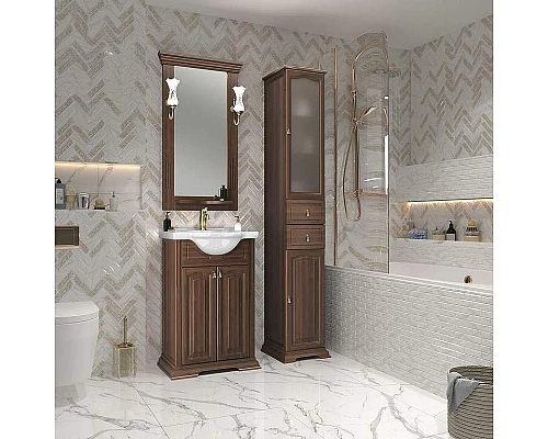 Заказать Тумба под раковину Opadiris Риспекто 55 00-00005752 Орех антикварный в магазине сантехники Santeh-Crystal.ru