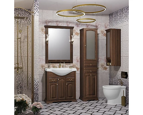 Заказать Тумба под раковину Opadiris Риспекто 80 00-00006025 Орех антикварный в магазине сантехники Santeh-Crystal.ru