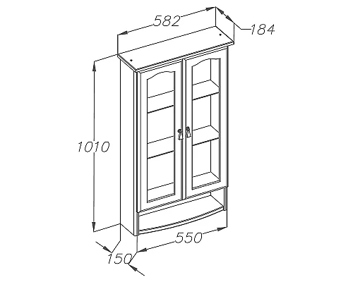 Купить Подвесной шкаф Opadiris Риспекто 60 00-00006076 Орех антикварный в магазине сантехники Santeh-Crystal.ru