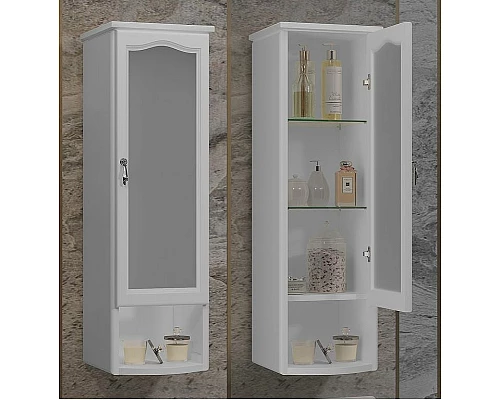 Приобрести Подвесной шкаф Opadiris Риспекто 30 R 00-00006082 Белый матовый в магазине сантехники Santeh-Crystal.ru