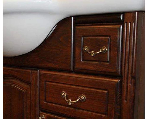 Приобрести Тумба под раковину Opadiris Риспекто 120 Z0000009574 Орех антикварный ручки Бронза в магазине сантехники Santeh-Crystal.ru