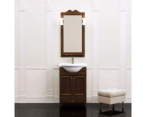 Купить Зеркало Opadiris Тибет 50 Z0000003417 Орех антикварный в магазине сантехники Santeh-Crystal.ru