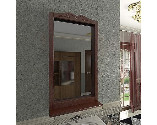 Приобрести Зеркало Orange Classic 60 Орех в магазине сантехники Santeh-Crystal.ru