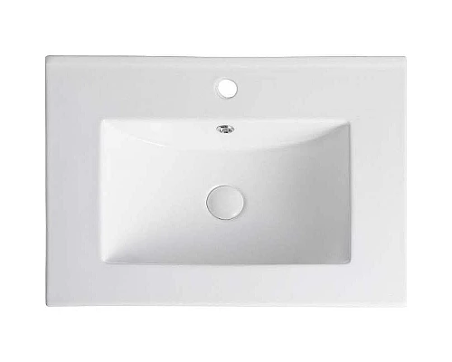 Купить Тумба с раковиной Orange Line 60 Li-60Tug+Ra подвесная Графит матовый в магазине сантехники Santeh-Crystal.ru