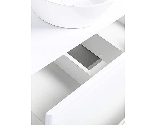 Приобрести Тумба с раковиной Orange Otto 75 Ot-75TuMDF+B08-360W подвесная Белый глянец в магазине сантехники Santeh-Crystal.ru