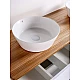 Приобрести Тумба с раковиной Orange Otto 130 Ot-130TuWOOD+B08-360W подвесная Белая Ясень в магазине сантехники Santeh-Crystal.ru