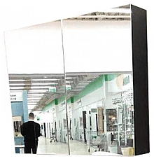 Зеркальный шкаф Orans BC-4023-600 402360З с подсветкой Бархатистый черный