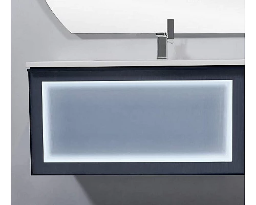 Приобрести Тумба с раковиной Orans BC-9013-1200L 120 90131200L подвесная Matt Deep Ocean в магазине сантехники Santeh-Crystal.ru