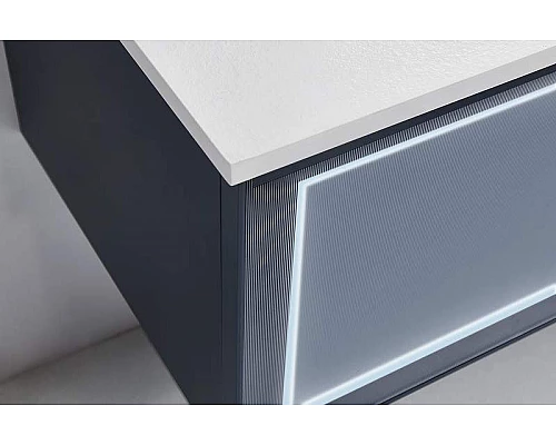 Приобрести Тумба с раковиной Orans BC-9013-1200L 120 90131200L подвесная Matt Deep Ocean в магазине сантехники Santeh-Crystal.ru