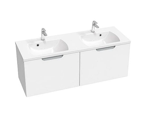 Заказать Тумба под раковину Ravak SD Classic II 130 X000001483 подвесная Белая Серая в магазине сантехники Santeh-Crystal.ru