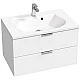 Приобрести Тумба под раковину Ravak Rosa II 76 X000001495 подвесная Белая глянцевая в магазине сантехники Santeh-Crystal.ru