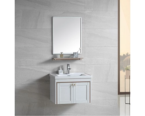 Заказать Комплект мебели для ванной River Amalia 705 BG 10000003942 Белый Бежевый в магазине сантехники Santeh-Crystal.ru