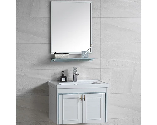 Купить Комплект мебели для ванной River Amalia 705 BU 10000003938 Белый Голубой в магазине сантехники Santeh-Crystal.ru