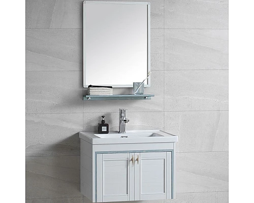 Заказать Комплект мебели для ванной River Amalia 805 BU 10000003939 Белый Голубой в магазине сантехники Santeh-Crystal.ru