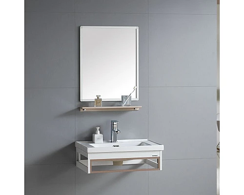 Заказать Комплект мебели для ванной River Laura 605 BG 10000003951 Белый Бежевый в магазине сантехники Santeh-Crystal.ru