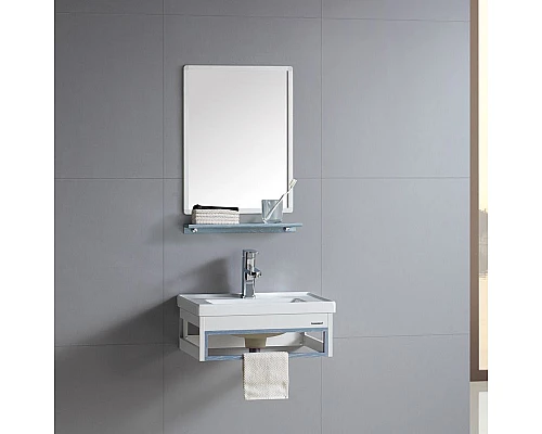 Купить Комплект мебели для ванной River Laura 505 BU 10000003945 Белый Голубой в магазине сантехники Santeh-Crystal.ru