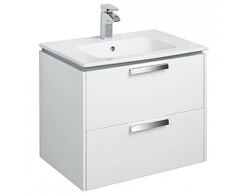 Купить Тумба под раковину Roca Lago 60 857295806 подвесная Белый глянец в магазине сантехники Santeh-Crystal.ru