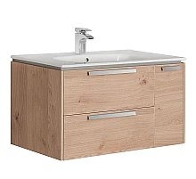 Тумба под раковину Roca Lago 80 857296444 подвесная Светлый дуб