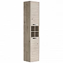 Шкаф пенал Roca Lago 35 857297444 подвесной Светлый дуб