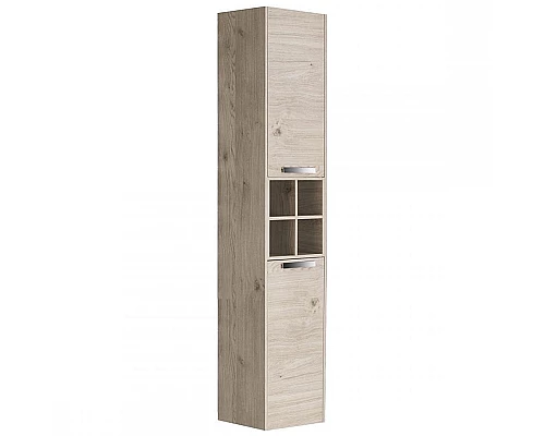 Приобрести Шкаф пенал Roca Lago 35 857297444 подвесной Светлый дуб в магазине сантехники Santeh-Crystal.ru