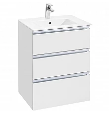 Тумба под раковину Roca The Gap 60 857404806 подвесная Белый глянец