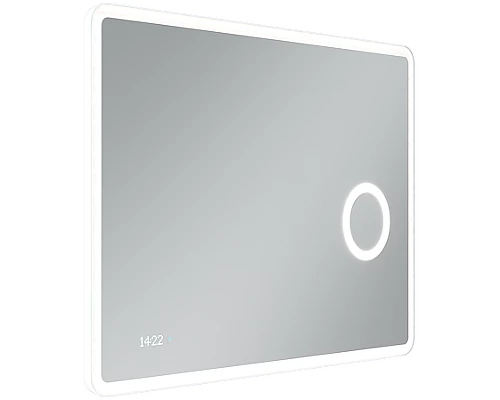 Приобрести Зеркало Sancos Arcadia 1.0 100 AR1.1000 с подсветкой с сенсорным выключателем и часами в магазине сантехники Santeh-Crystal.ru