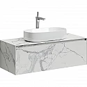 Тумба под раковину Sancos Stone 120 ST120SV подвесная Statuario White Тумба под раковину Sancos Stone 120 ST120SV подвесная Statuario White