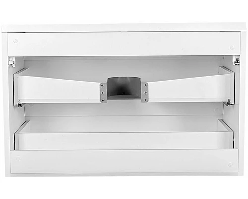 Приобрести Тумба под раковину Style Line Атлантика Люкс Plus 100 СС-00000693 подвесная Белая в магазине сантехники Santeh-Crystal.ru