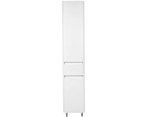 Заказать Шкаф пенал Style Line Атлантика Люкс Plus 35 ЛС-00000694 с бельевой корзиной Белый в магазине сантехники Santeh-Crystal.ru
