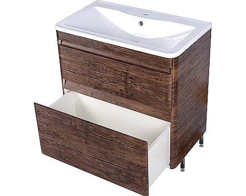 Заказать Тумба под раковину Style Line Атлантика 80 Люкс Plus ЛС-00000665 Старое дерево в магазине сантехники Santeh-Crystal.ru