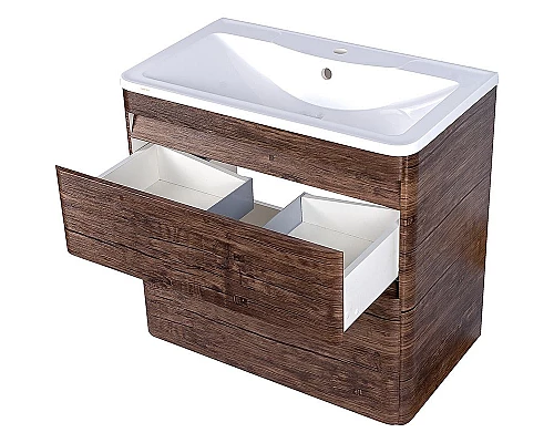 Заказать Тумба под раковину Style Line Атлантика 80 Люкс Plus ЛС-00000665 Старое дерево в магазине сантехники Santeh-Crystal.ru