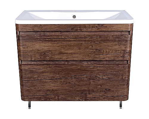 Заказать Тумба под раковину Style Line Атлантика 100 Люкс Plus ЛС-00000614 Старое дерево в магазине сантехники Santeh-Crystal.ru