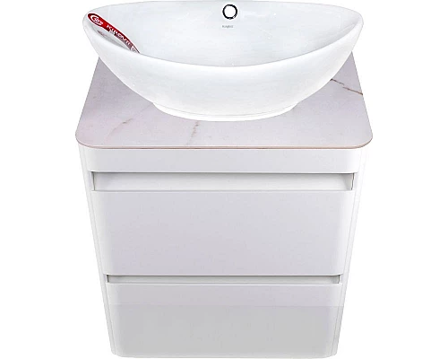 Купить Тумба под раковину Style Line Атлантика Люкс Plus 60 СС-00002206 подвесная Антискрейч в магазине сантехники Santeh-Crystal.ru