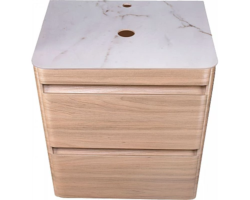 Купить Тумба под раковину Style Line Атлантика Люкс Plus 60 СС-00002217 подвесная Ясень перламутр в магазине сантехники Santeh-Crystal.ru