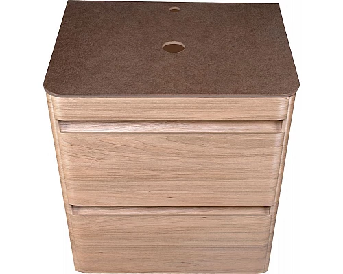 Купить Тумба под раковину Style Line Атлантика Люкс Plus 60 СС-00002217 подвесная Ясень перламутр в магазине сантехники Santeh-Crystal.ru