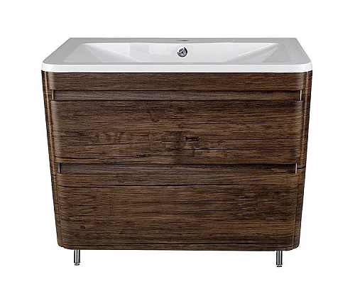 Заказать Тумба под раковину Style Line Атлантика Люкс Plus 90 СС-00002211 Старое дерево в магазине сантехники Santeh-Crystal.ru