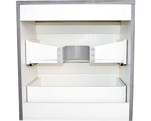 Заказать Тумба под раковину Style Line Атлантика Люкс Plus 70 СС-00002282 подвесная Темный бетон в магазине сантехники Santeh-Crystal.ru