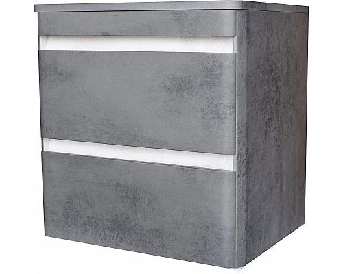 Заказать Тумба под раковину Style Line Атлантика Люкс Plus 80 СС-00002283 подвесная Темный бетон в магазине сантехники Santeh-Crystal.ru