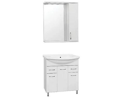 Приобрести Тумба под раковину Style Line Эко Стандарт 26 Байкал 75 ЛС-00002286 Белый глянец в магазине сантехники Santeh-Crystal.ru