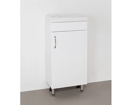 Купить Тумба под раковину Style Line Эко Стандарт 1 Комо 40 Белый глянец в магазине сантехники Santeh-Crystal.ru