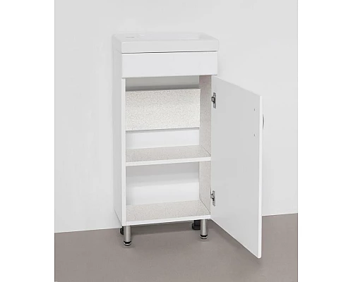 Купить Тумба под раковину Style Line Эко Стандарт 1 Комо 40 Белый глянец в магазине сантехники Santeh-Crystal.ru