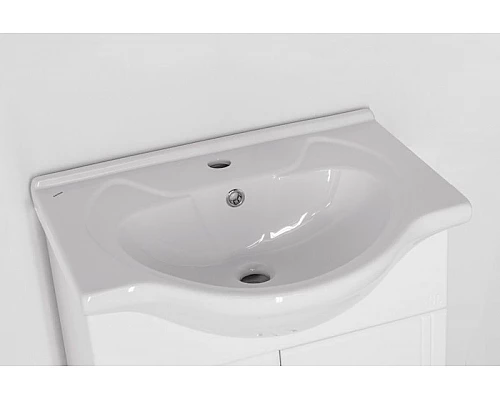 Купить Тумба под раковину Style Line Эко Стандарт 10 2 Байкал 60 Белый глянец в магазине сантехники Santeh-Crystal.ru