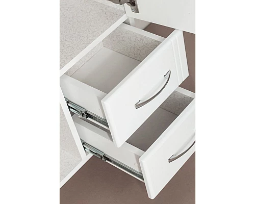 Купить Тумба под раковину Style Line Эко Стандарт 10 2 Байкал 60 Белый глянец в магазине сантехники Santeh-Crystal.ru