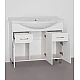 Приобрести Тумба под раковину Style Line Эко Стандарт 26  Эльбрус 100 Белый глянец в магазине сантехники Santeh-Crystal.ru