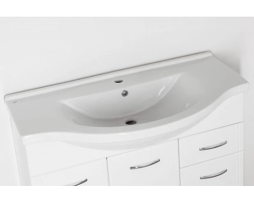 Приобрести Тумба под раковину Style Line Эко Стандарт 26  Эльбрус 100 Белый глянец в магазине сантехники Santeh-Crystal.ru