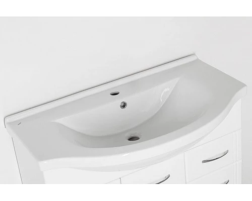 Приобрести Тумба под раковину Style Line Эко Стандарт 26 Эльбрус 90 Белый глянец в магазине сантехники Santeh-Crystal.ru