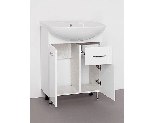 Заказать Тумба под раковину Style Line Эко Стандарт 11 Эрика 61 Белый глянец в магазине сантехники Santeh-Crystal.ru