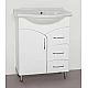 Заказать Тумба под раковину Style Line Эко Стандарт 22 Байкал 65 Белый глянец в магазине сантехники Santeh-Crystal.ru