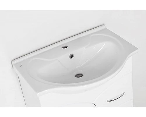 Заказать Тумба под раковину Style Line Эко Стандарт 22 Байкал 65 Белый глянец в магазине сантехники Santeh-Crystal.ru